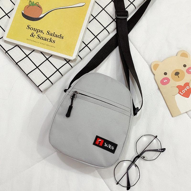 Mobile Phone Bag Small Bag Male Tide Messenger Female Bag Student Net Celebrity All-match Small Shoulder Bag Mini Canvas Bag