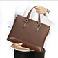 Shoulder Messenger Women Men Bag Genuine Leather Office Business Briefcase For Handbag Male Female