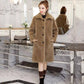 Long Women's Faux Fur Coat Solid Loose Soft Fur Coat Casual Winter Coat for Female Jacket Overcoat