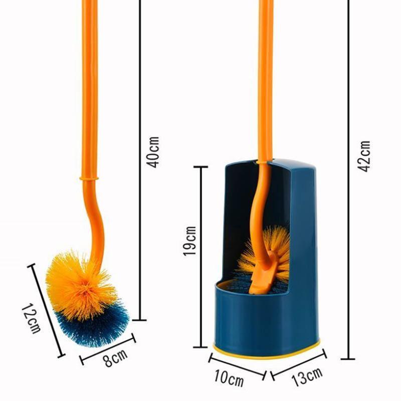 Toilet Cleaning Supplies Toilet Brush No Dead Ends Wash Toilet Brush Long Handle Household Toilet Clean Toilet Brush Toilet Brush Set