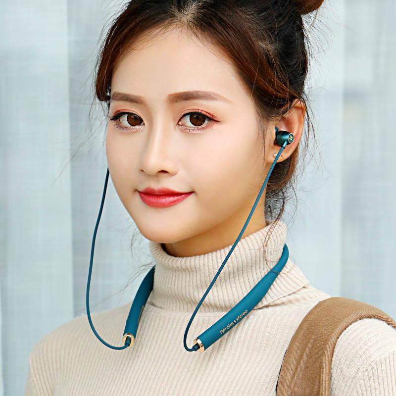 Sports Bluetooth 5.0 Headset Wireless Sports Running Hanging Neck Headphones Earphones ios android