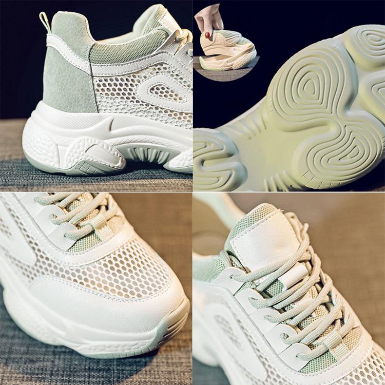 Women Sports Casual Shoes 2020 Summer Platform Sneakers Woman Increased Mesh Breathable Chunky Shoes