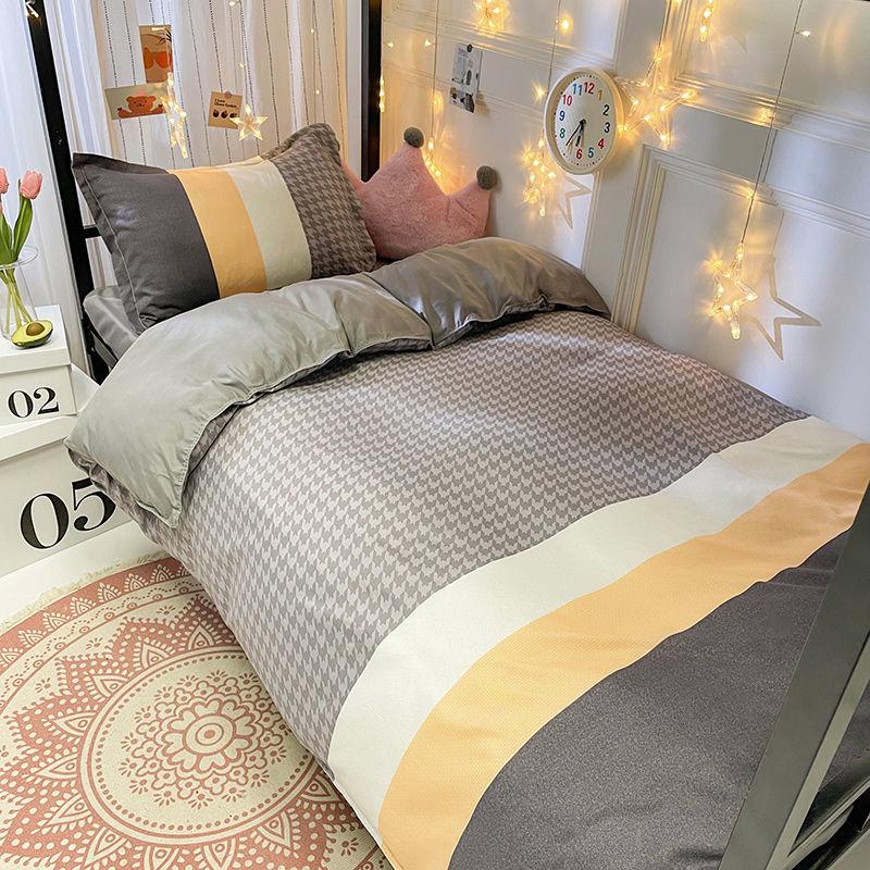 Princess Style Bed Three-piece Single Bed Sheet Pillowcase Quilt Cover Set Love