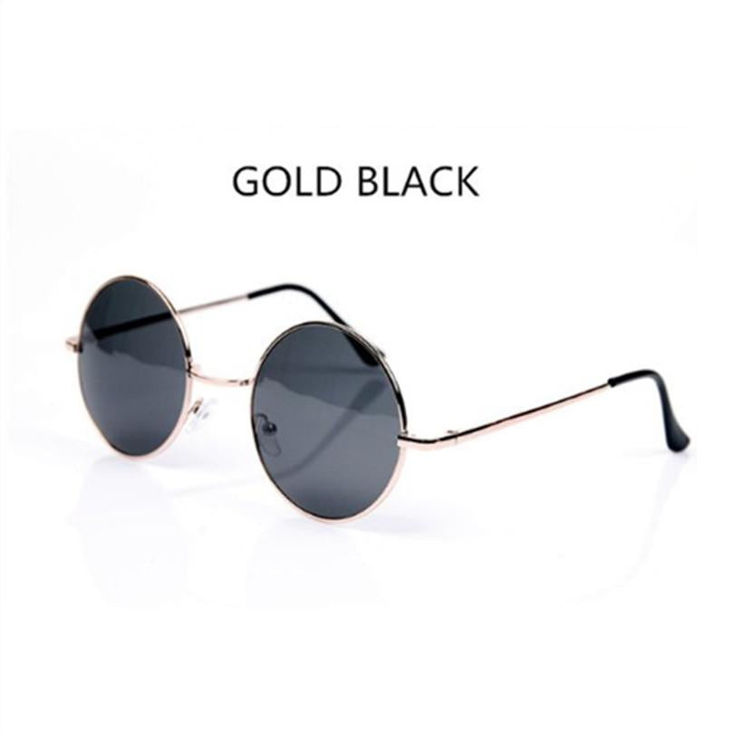 Mirrored Retro Round Sunglasses Men Women Brand Designer Female Male Sun Glasses Men's Women's Vinta