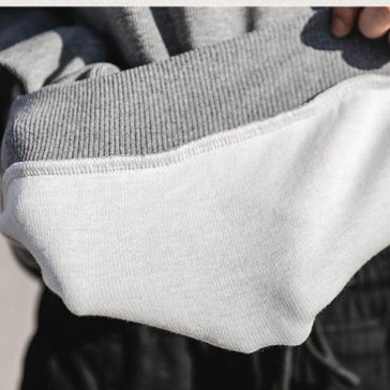 Winter Stand-up Collar Warm and Comfortable Sweater Men's Long-sleeved Casual Hoodless Jacket All-match Solid Color Top