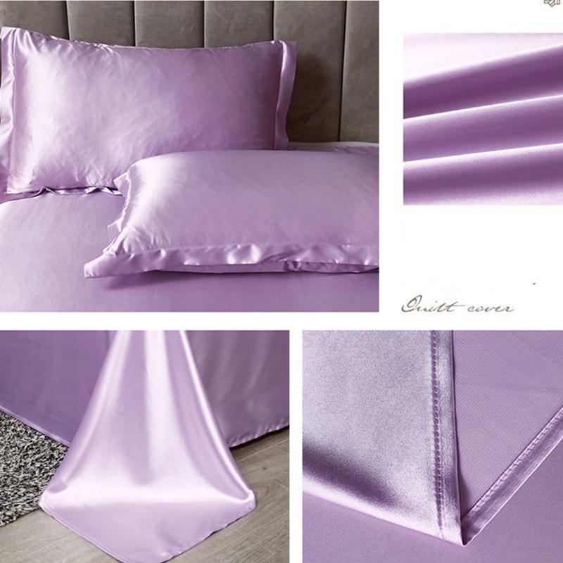 Silky Summer Student Dormitory Sheets Skin-friendly Home Ice Silk Sheets