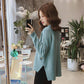Pofulove fashion short knitted base shirt women half-neck women's decoration slim slim all-match