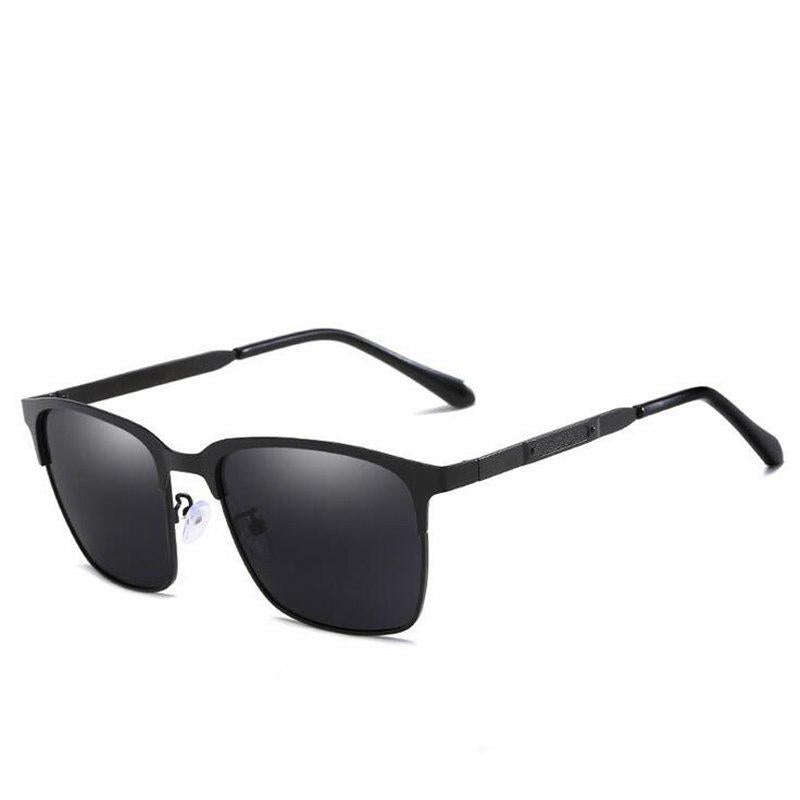WTEMPO Newest Metal Polarized Men's Sunglasses Men Vintage Driving Mirror  Pilot Sun Glasses Male Re