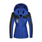 90Kg Can Wear Windproof, Waterproof and Warm Autumn and Winter Two-in-one Detachable Two-piece Outdoor Mountaineering and Skiing Female Jacket