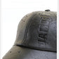 Pu Leather Baseball Cap Embossed Stencil Letters Men's Outdoor Peaked Cap Casual Warm Hat Waterproof Breathable Baseball Cap