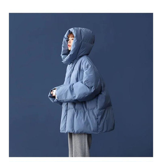 Oversize Cotton-padded Jacket Women Korean Style Loose and Versatile Cotton-padded Jacket Thick Winter Padded Jacket