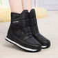 Cloth Shoes Are Lightweight and Warm In Winter Plus Velvet Waterproof Non-slip Flat-bottomed Snow Boots Women's Cotton Shoes Short-tube Cotton Boots