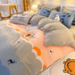 Four-piece Bedding Cotton Quilt Cover Single and Double Cartoon Printing Mattress Cover Bedroom Bed Linen Quilt Cover
