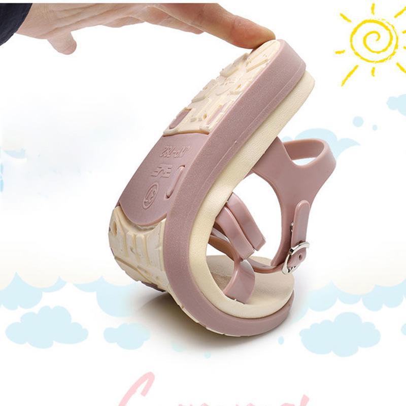 Sandals Women's Summer Flat Bottom Fashion All-match Mid-heel Platform Sandals and Slippers Outside Wear Non-slip Beach Jelly Shoes Sandals