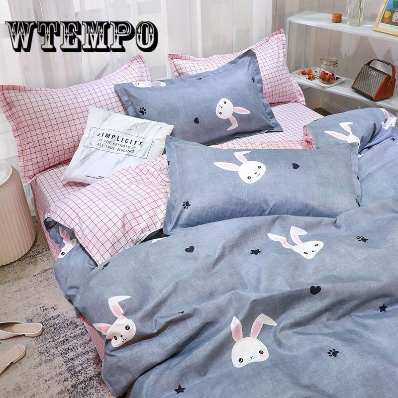 American Style Bedding Set AB Side Bed Set Super King Size Bed Linens