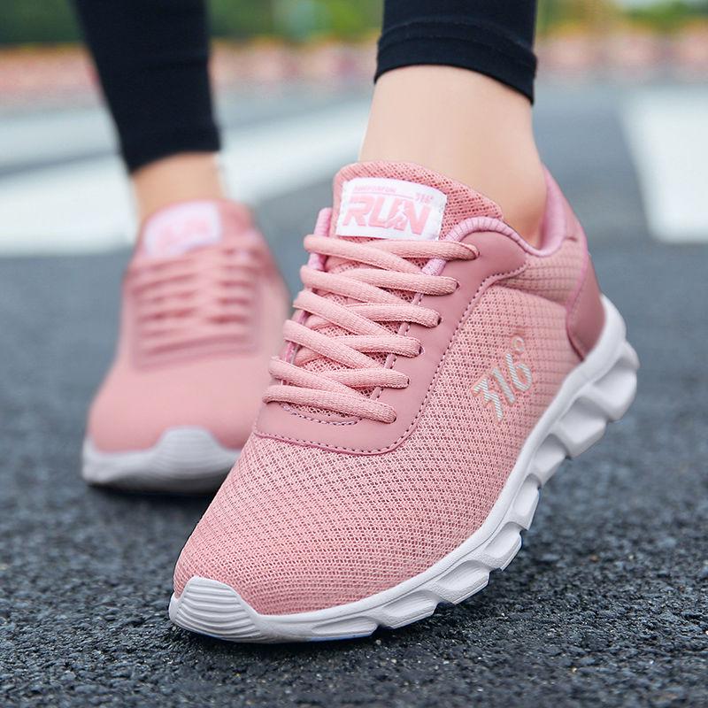 Women Running Shoes 2020 Summer Air Mesh Breathable Shoes Comfortable Light Weight Sports Shoes
