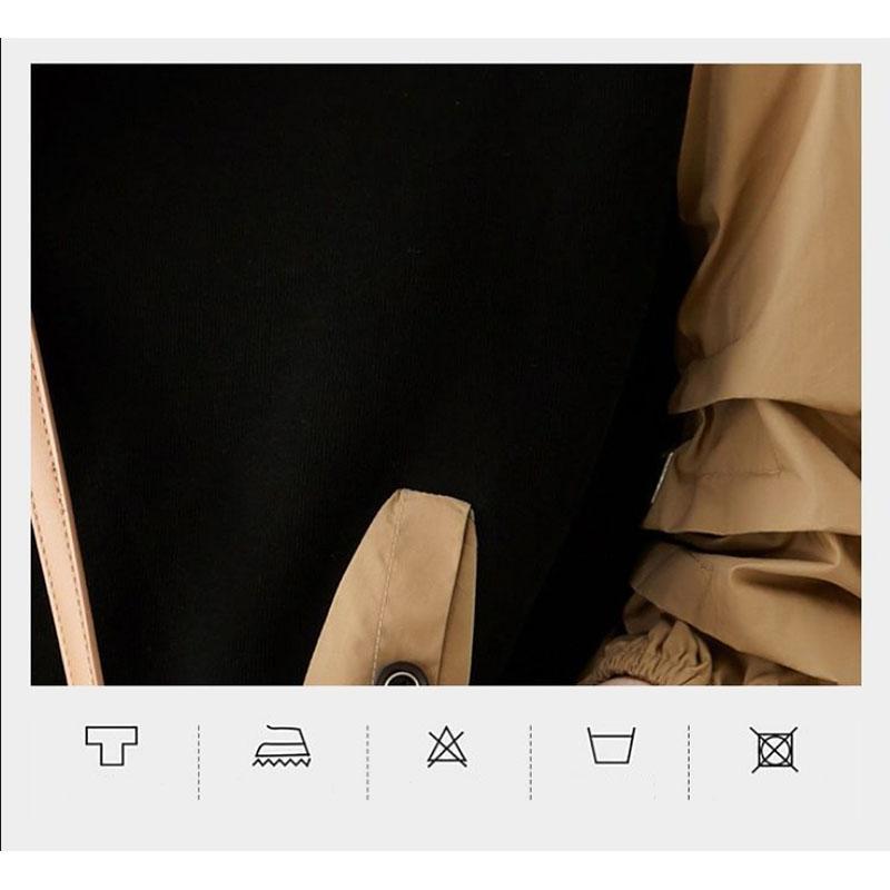 Fake Two-piece Top Shirt Black and White Three-quarter Sleeves Loose All-match Plus Size Women's Clothing