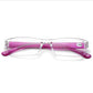 Japan Imported One-piece Reading Glasses Men Women Style High-grade Resin Reading Glasses Anti-radiation Anti-fatigue Portable Eyewear