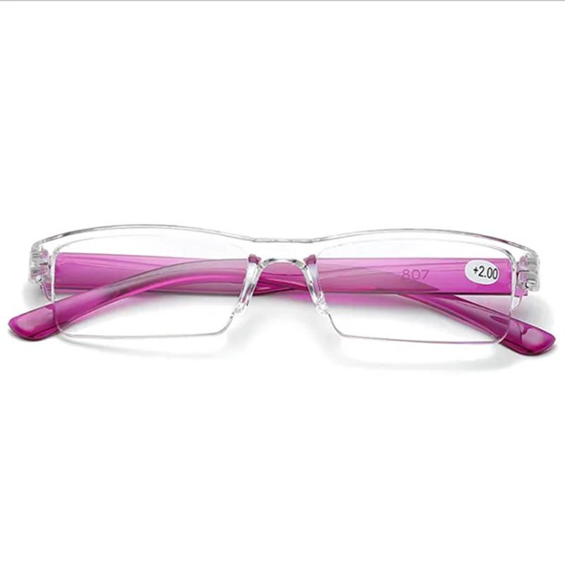 Japan Imported One-piece Reading Glasses Men Women Style High-grade Resin Reading Glasses Anti-radiation Anti-fatigue Portable Eyewear