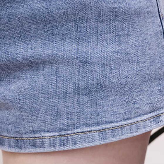 Korean Style Super High Waist Denim Shorts Women Summer All-match Loose Wide-leg Pants