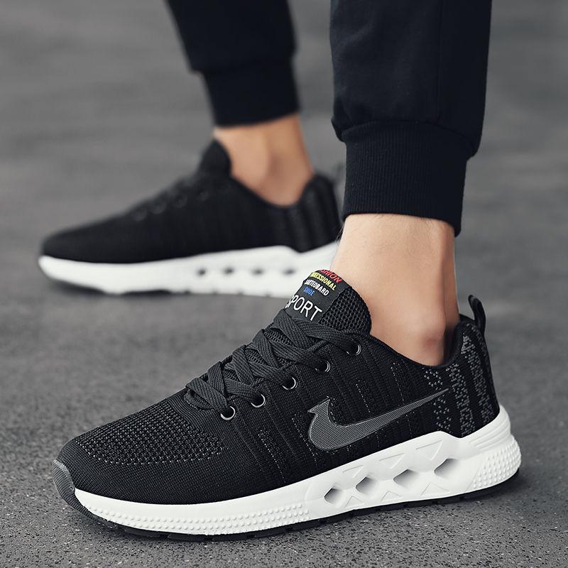 Summer Net Shoes Men's Shoes Trend Men's Sports Shoes Casual Breathable Student Running Shoes