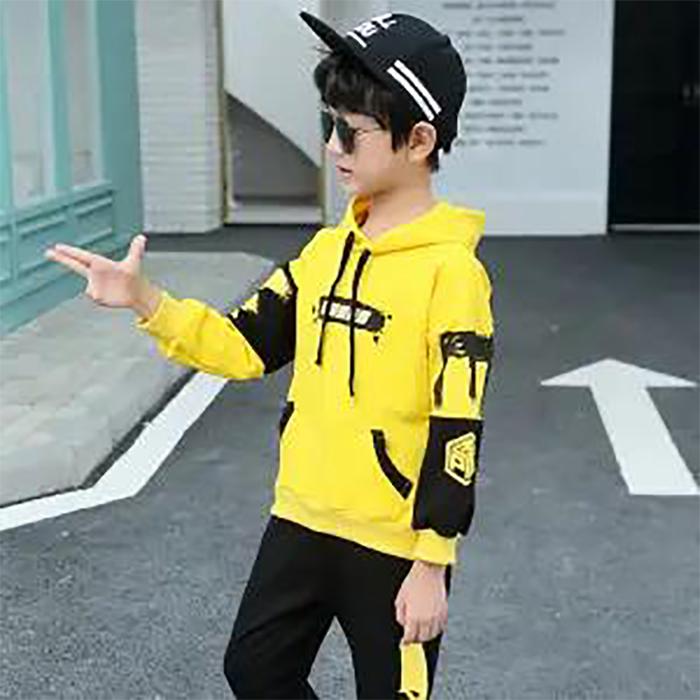 Spring Autumn Kids Clothes Boys Clothing Set Sports Suit Boys Hooded Jacket and Pants