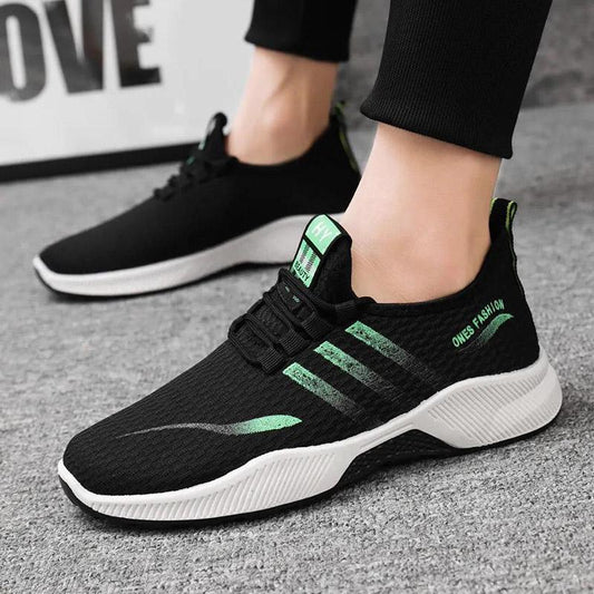 Men's All-match Shoes Casual Breathable Sports Shoes Light Non-slip Wear-resistant Running Shoes
