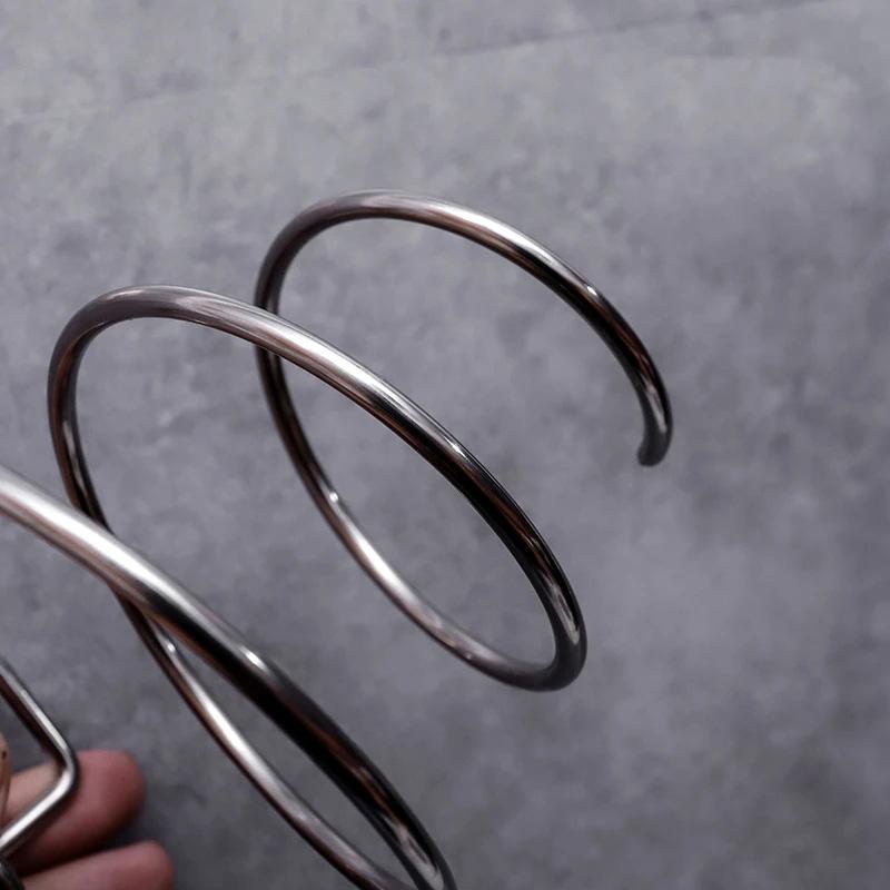 Stainless steel rack hair dryer storage rack strong and seamless free punching bathroom wall hanging rack sticky hook