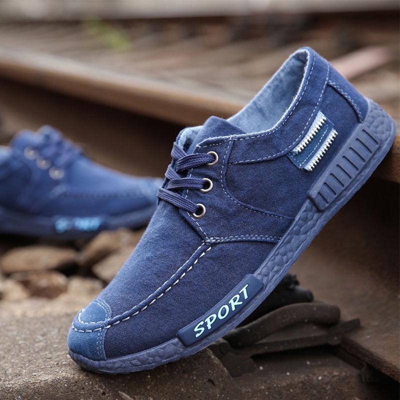 Breathable [deodorant] Cloth Shoe Man Goes All Out Board Shoe Canvas Shoe Man Recreational Man Shoe