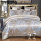Cotton four-piece cotton quilt cover sheets bedroom home bedding European embroidery jacquard