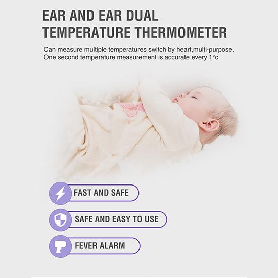 IR Electronic Temperature Thermometer Non-Contact Forehead Fever Temperature Home Forehead for Adult and Kid