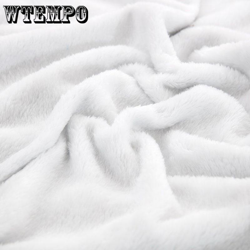 Feather Wolf Pattern  Fleece Blankets Keep Warm Bed Sheets Towels The Throws