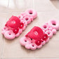 Women's Bathroom Non-slip Slippers Summer Home Bath Quick-drying Soft Bottom Sandals Donuts Hollow Leaking Slippers
