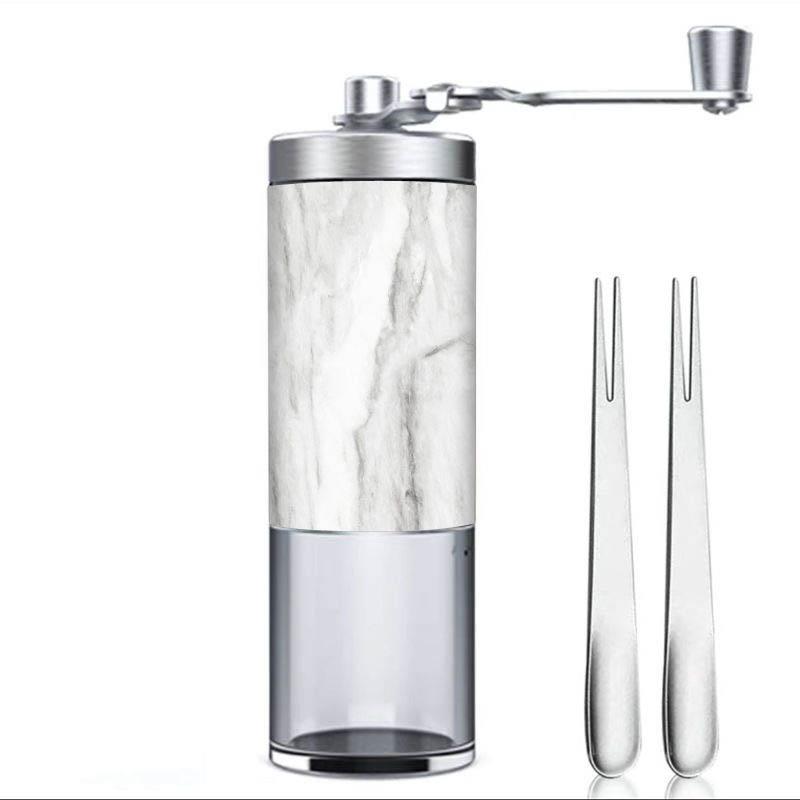 Manual Coffee Beans Grinder Home Small Grinder Wood Grain Coffee Grinding Machine Stainless Steel Hand-cleaning Coffee Machine