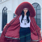 Fashion Trend To Overcome The Winter Jacket Women's Mid-length Detachable Fox Fur Liner Real Fur Warm Coat