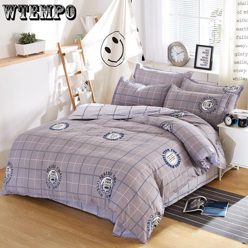 New Fashion Home Textile Bedroom Bedding Sets Colorful Geometry Duvet/Quilt Cover Bed Sheet