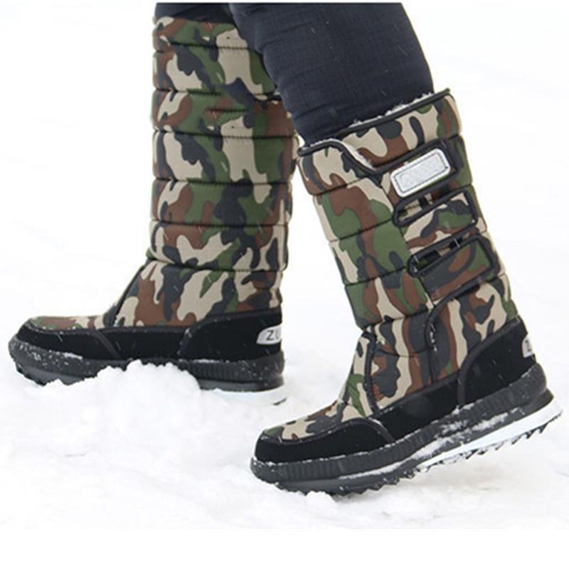 New Men Snow Boots Waterproof Men Ankle Boots Winter Outdoor Fur Warm Mans Boot Work Shoes Men Shoes