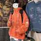 Ladies Graffiti Hooded  Sweatshirt Wool 100% Pure Cotton Sportswear Sports Sweater Casual Loose Pullover