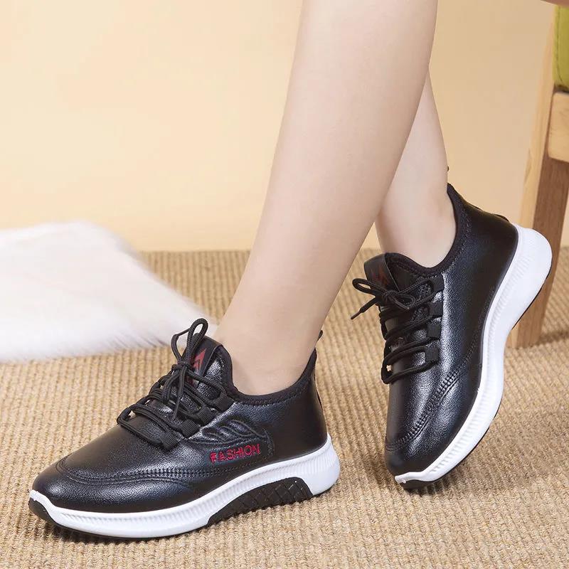 Women's Winter Plus Velvet Mother Cotton Shoes Waterproof Non-slip Sports Shoes Middle-aged and Elderly Cotton Boots