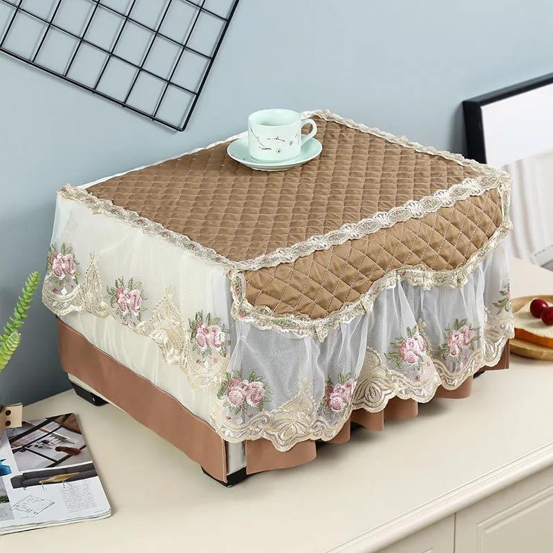 Microwave Cover Universal Plus Cotton Cover Towel Cover Cloth Simple Microwave Cover Kitchen Household Dust Cover