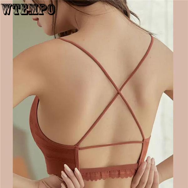 High Stretch Breathable Sports Bra Top Fitness Women Padded Sport Bra For Running Yoga Gym Seamless