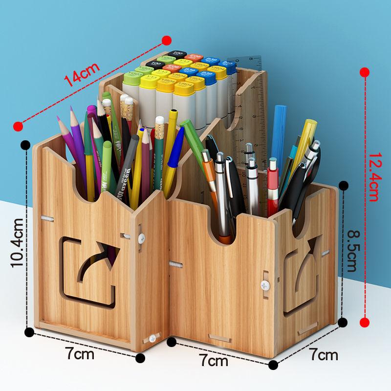 Pen Holder Multi-grid Creative Simple and Exquisite Office Desktop Stationery Pen Holder Item Storage Box