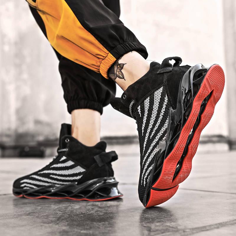 Blade shoes fashion breathable jogging shoes 46 large size comfortable sports jogging casual shoes
