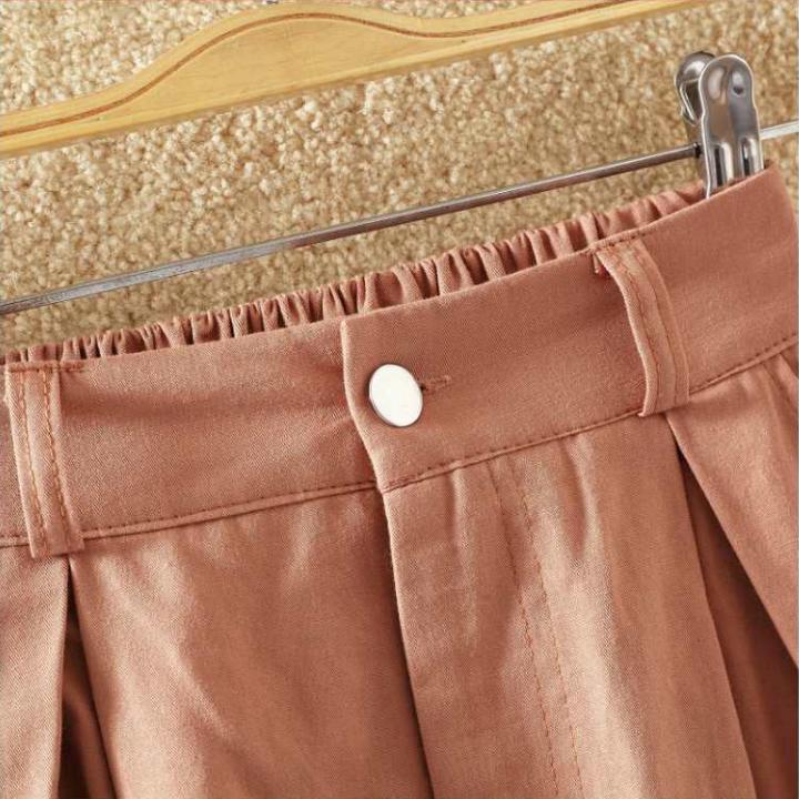 Spring Summer High-waist Cotton Yellow Skirts Womens 2020 Button Knee-length Autumn White Skirts Womens Jupe Femme