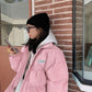 Winter Short Ladies Down Jacket Korean Fashion Loose Thick Cotton Stand Collar Jacket