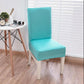 Plain Color Chair Cover Spandex Stretch Elastic Wedding Banquet Chair Covers Dining Seat Cover