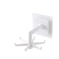 Spoon Rack 6 Claw Rotatable Hook Oil-proof and Waterproof Kitchen Storage Foldable Hook Cabinet Sticky Hook Wall Closet Hook Sticker Organizers