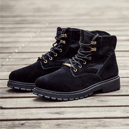 Men High Top Canvas Shoes Military Tactical Boots Desert Combat Outdoor Travel Shoes Ankle Boots
