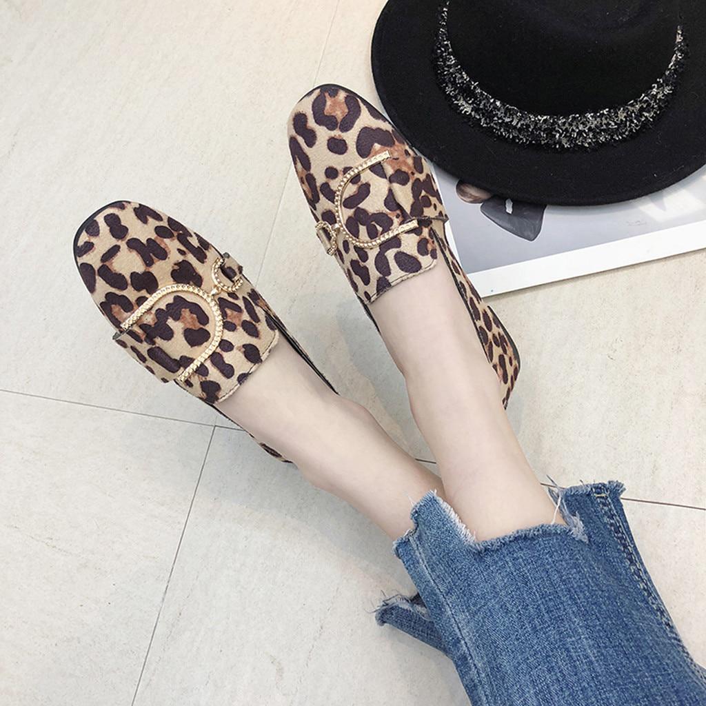 WTEMPO babet ayakkab iShoes for Woman Leisure Flats Square Head Shallow Mouth Low-Heeled Peas Baller