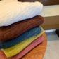 Women's Turtleneck Pullover Sweater Fashion Solid Color Twist Sweater Large Size Loose Mid Length Sweater